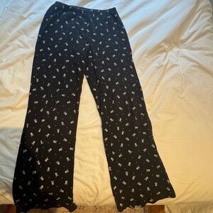 Brandy Melville black skull sweatpants
